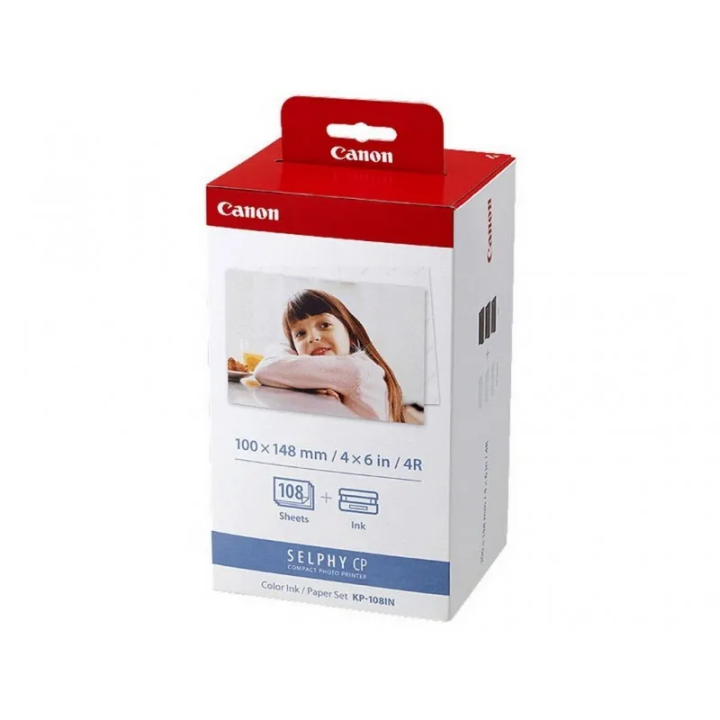 Canon Color Ink Paper SetKP108INKP-108INfoto papier3 opakowania KP36IN typ połysk3115B001białyCP100220300330