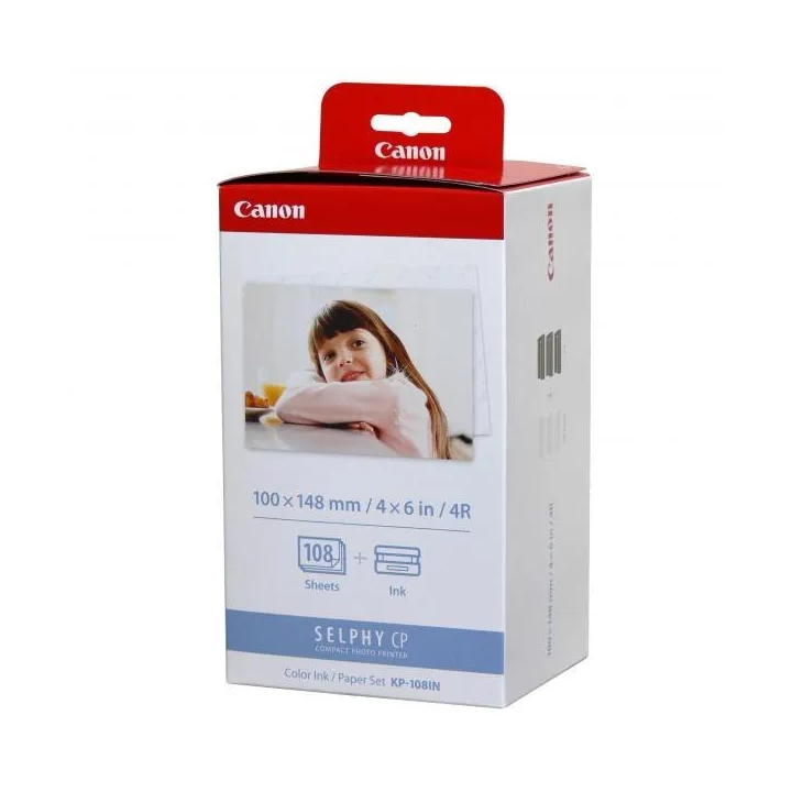 Canon Color Ink Paper SetKP108INKP-108INfoto papier3 opakowania KP36IN typ połysk3115B001białyCP100220300330