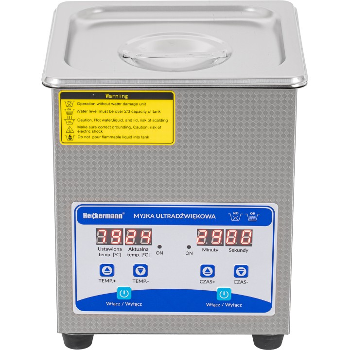 Zestaw Myjka ultradźwiękowa JP-010S 2L + Płyn 1L