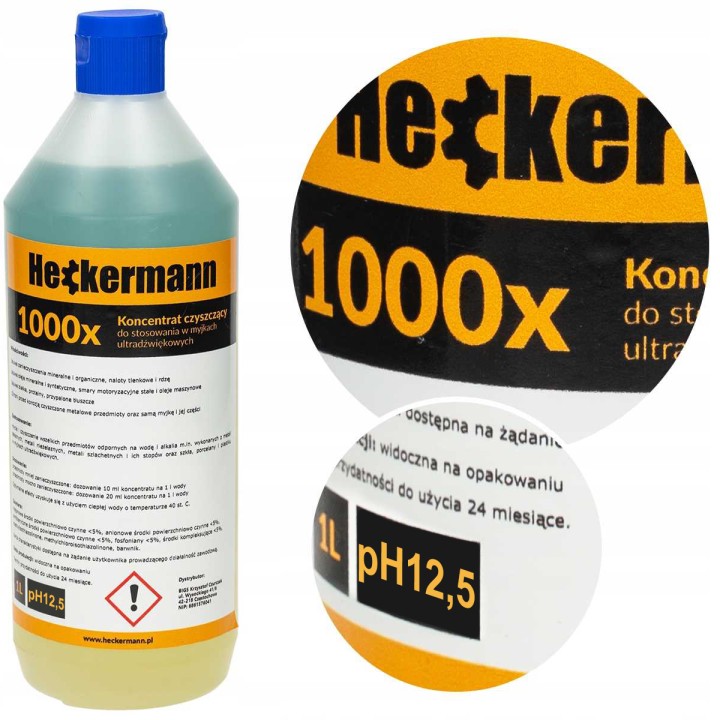 Zestaw Myjka ultradźwiękowa JP-010S 2L + Płyn 1L