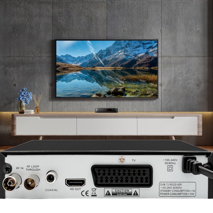 Tuner telewizji cyfrowej DVB-T2 Heckermann JN-03