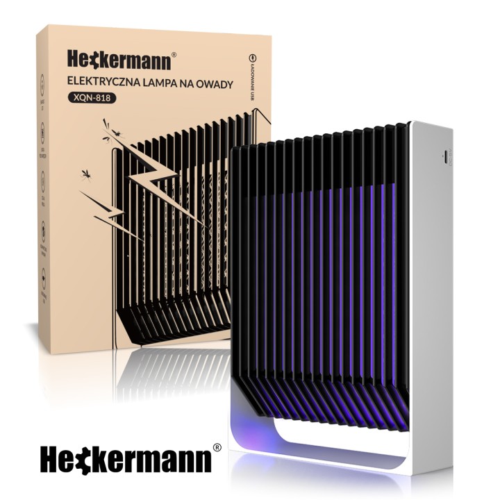 Lampa owadobójcza UV Heckermann XQN-818 – Skuteczna ochrona przed insektami