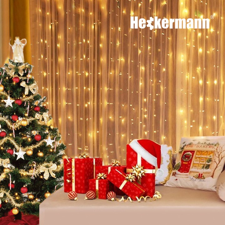 Girlanda LED Heckermann YS-0003 3x3m 300szt Ciepłe Białe Światło