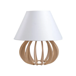 Lampka nocna NORA E27 biała