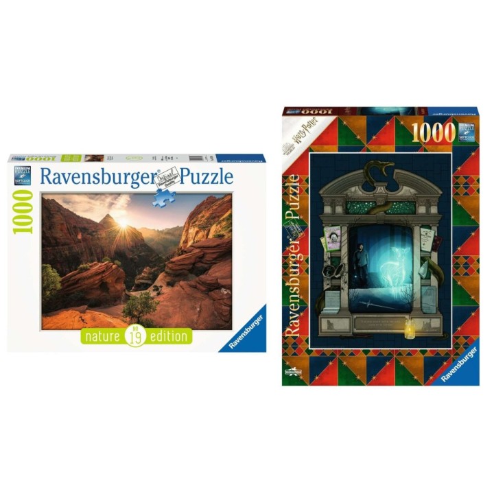 Puzzle Ravensburger 2x1000 elementów - zestaw kreatywny 16754 + 16748