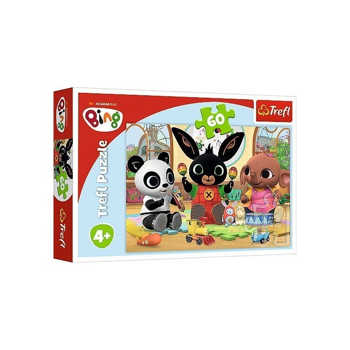 Puzzle 60 elementów - Bing - W rytmie Binga