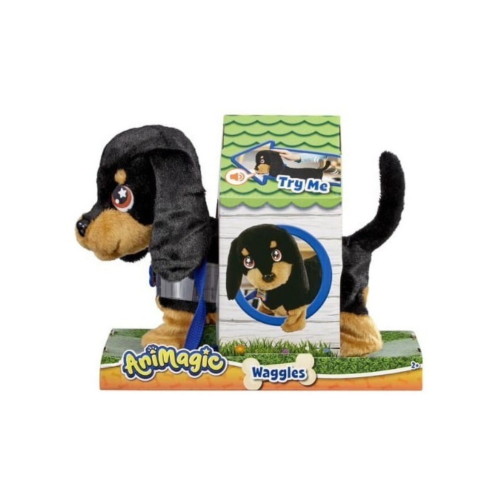 Maskotka interaktywna Piesek AniMagic Waggles