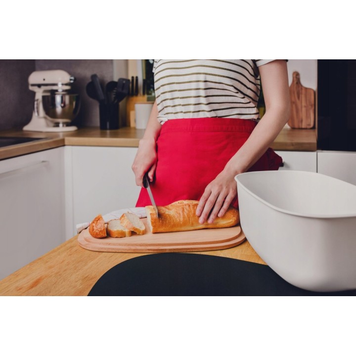 CHLEBAK POJEMNIK NA CHLEB PIECZYWO BIAŁY BUKOWY