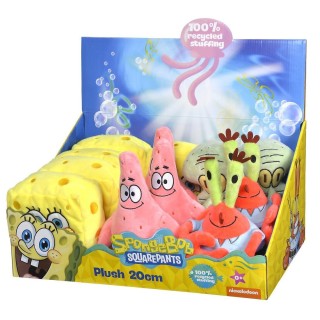 Pluszowy Sponge Bob - 20 cm, 4 rodzaje do wyboru