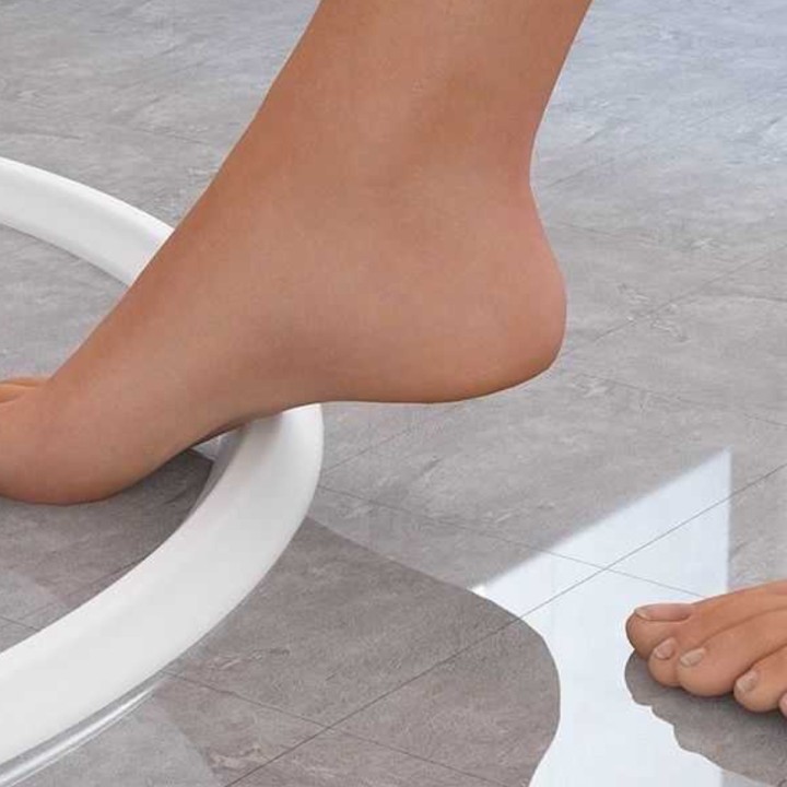 Samoprzylepna uszczelka podłogowa Heckerman Biała - 1mb