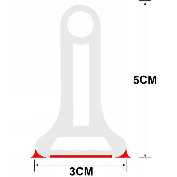 Samoprzylepna uszczelka podłogowa Heckerman Biała - 1mb