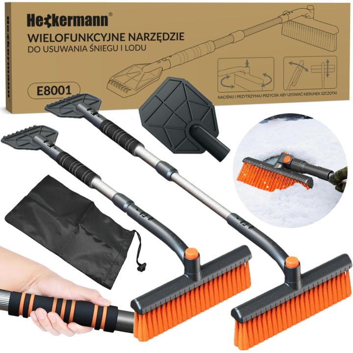 Szczotka do odśnieżania Heckermann E8001