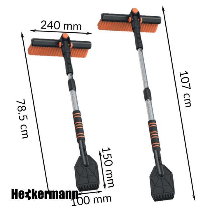 Szczotka do odśnieżania Heckermann E8001