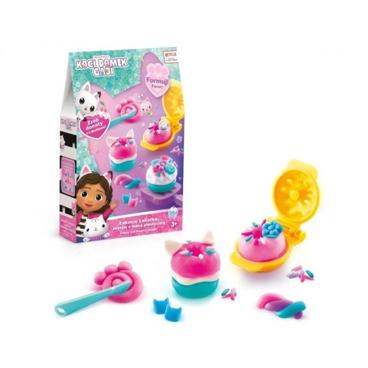 Zestaw z masą plastyczną Koci Domek Gabi - Łakocie Łakotka