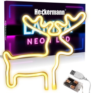 Neon LED Heckermann wiszący RENIFER