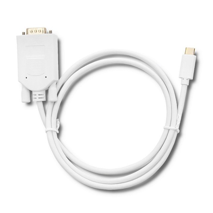 Qoltec Kabel USB 3.1 typ C męski/ VGA męski / FULL HD / Alternate mode / 1m