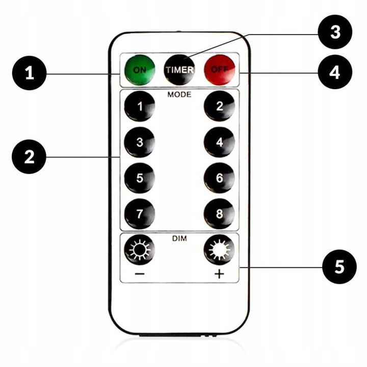 Lampki świąteczne LED USB Heckermann 20L 6m kulki