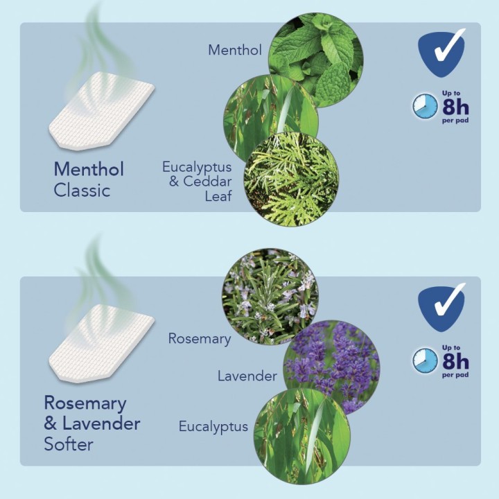 VICKS VapoPads Rozmaryn z Lawendą Pediatryczne wkładki zapachowe pak. 7 szt VBR7