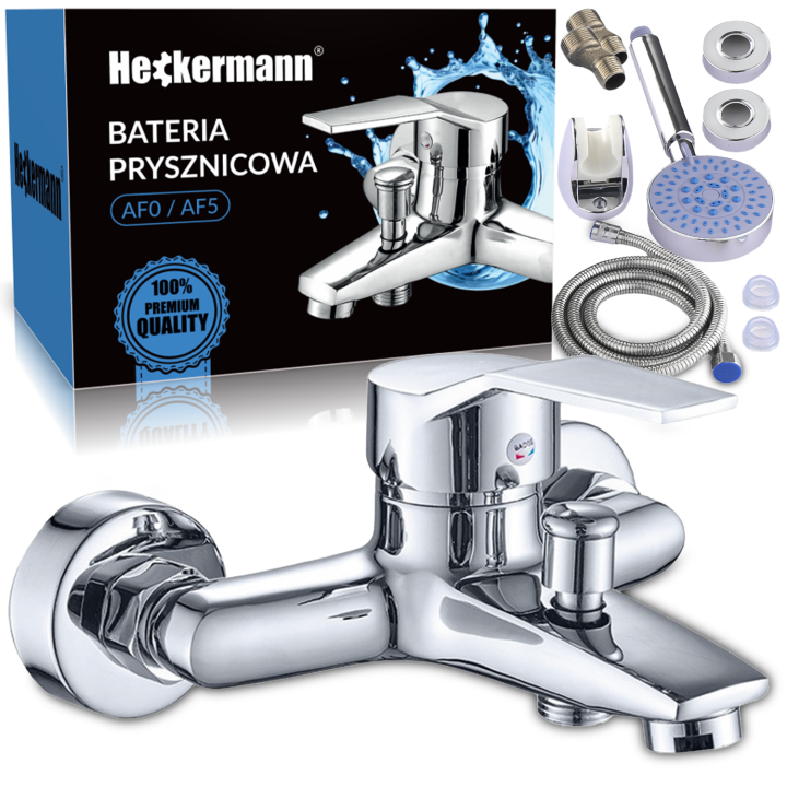 Bateria wannowa ścienna Heckermann AF5