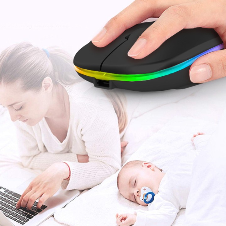 Bezprzewodowa mysz komputerowa Heckermann Y11 Czarna