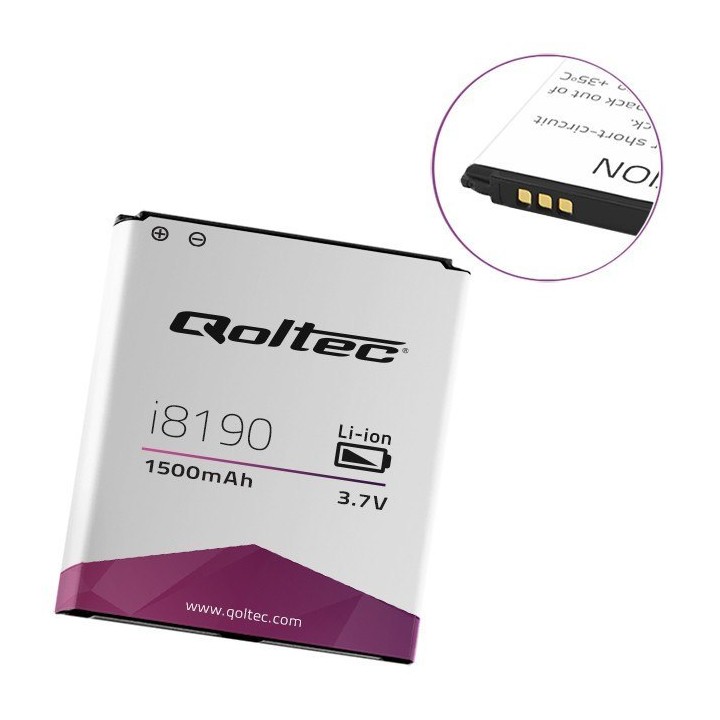 Bateria Qoltec do Samsung Galaxy S3 mini 1500mAh, Li-ion, 3.7V