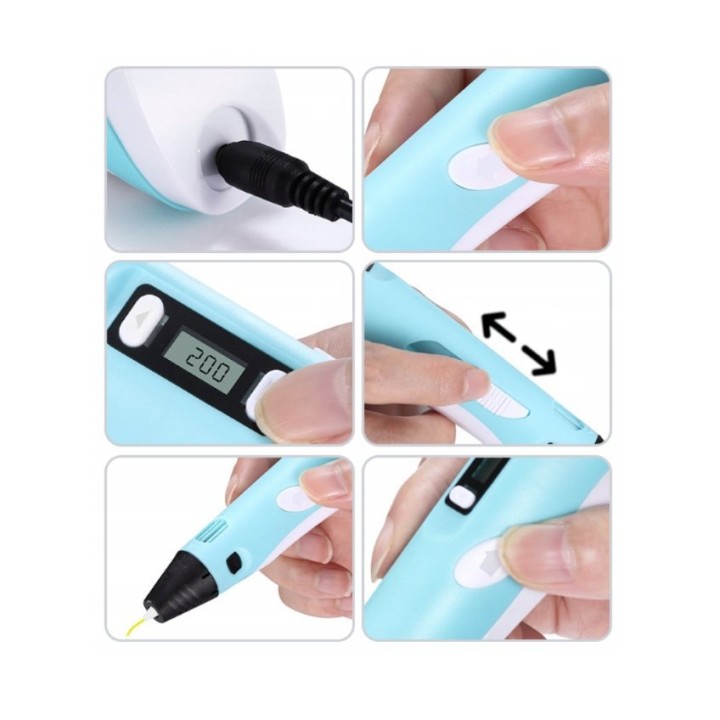 Kreatywny Długopis 3D Extralink SmartLife Fioletowy