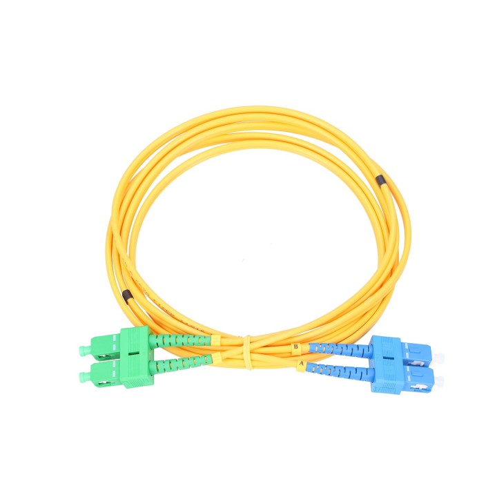 Kabel patchcord Extralink SC/UPC-SC/APC, jednomodowy, 5m, duplex