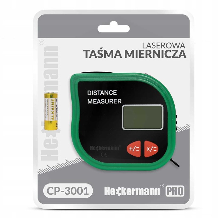 Laserowa taśma pomiarowa HECKERMANN CP-3001