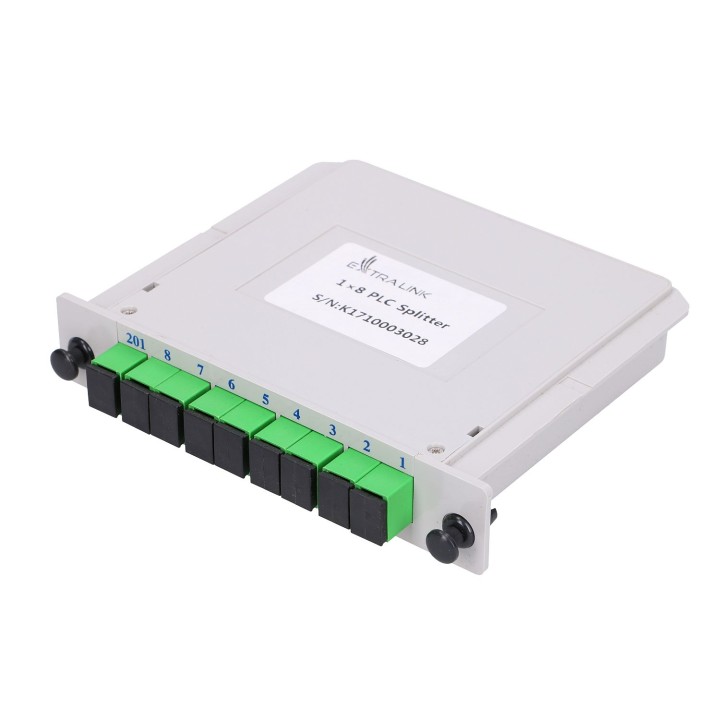 Splitter PLC SC/APC 1:8 Extralink | Typ Slotowy