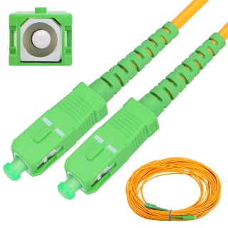 Kabel patchcord Extralink SC/APC-SC/APC 10m jednomodowy G652D 3mm
