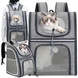 Torba transportowa dla kota i psa - szary plecak Petsmart
