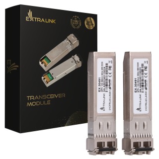 Moduł SFP+ Extralink 10G 2-pak, 850nm, 300m, multimode