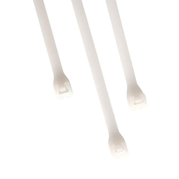 Zestaw Opasek Zaciskowych Eko-Light 2,5x160mm Białe - 100szt