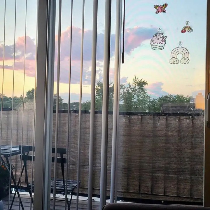 Osłona balkonowa Heckermann 1x7m w kolorze brązowym