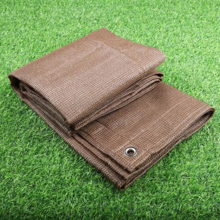 Osłona balkonowa Heckermann 1x7m w kolorze brązowym