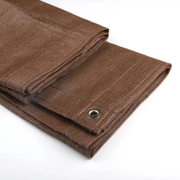 Osłona balkonowa Heckermann 1x7m w kolorze brązowym