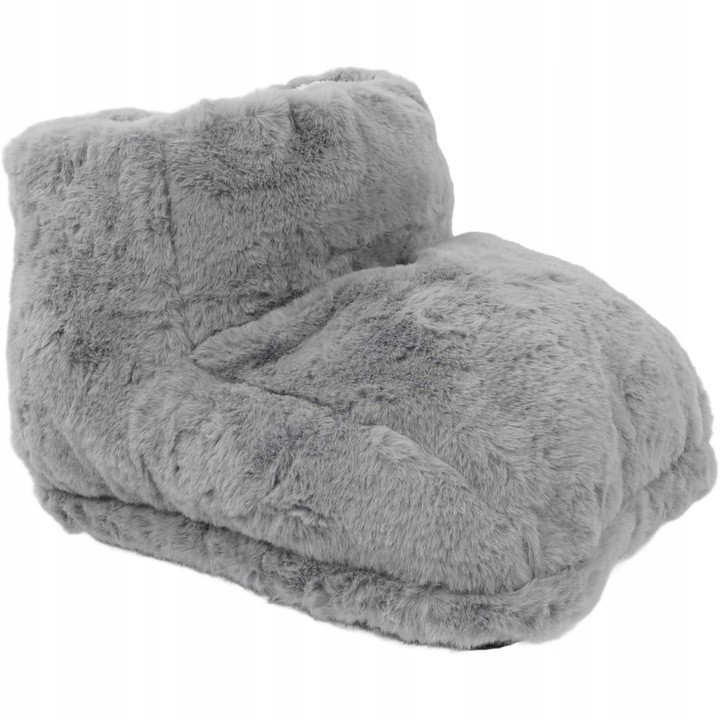 Elektryczny Ogrzewacz Do Stóp Ciepły But Grzejący Ocieplacz Miękki Szary
