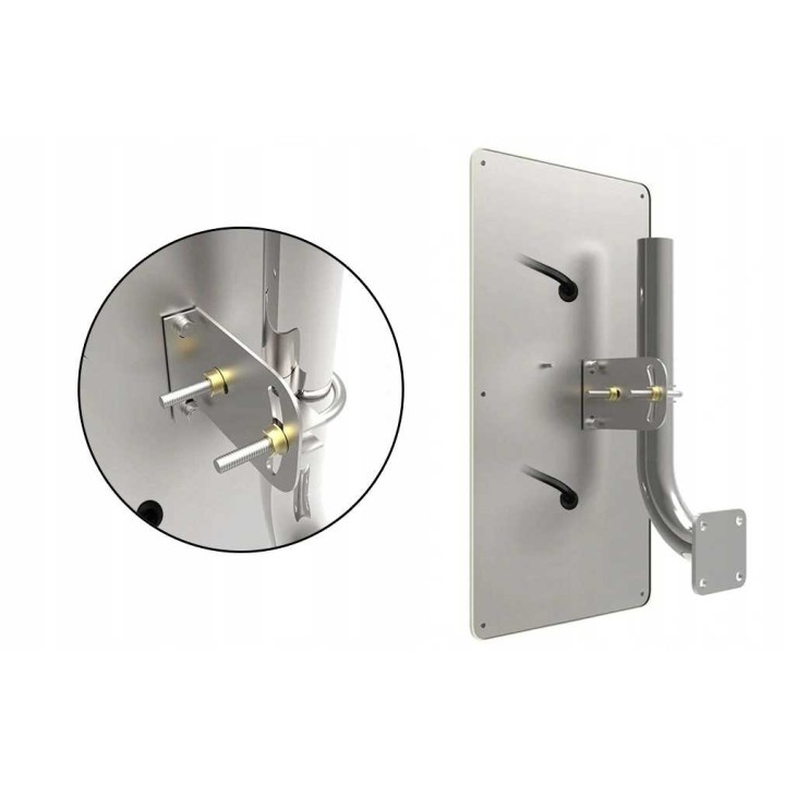 Zestaw Anten Signaflex DUAL PANEL 2x25dBi 10m SZARA + konektor FMEm-TS9