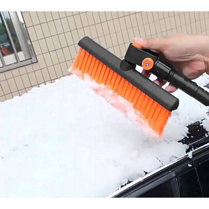 Szczotka Do Odśnieżania Śniegu Skrobaczka Teleskopowa Do Lodu Szyb Samochodu