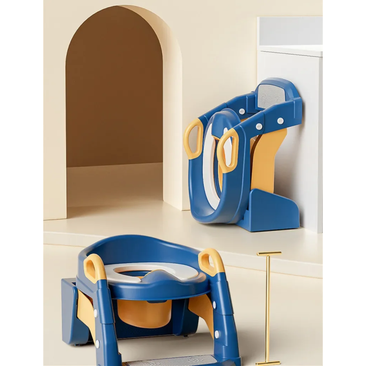 Nakładka Na Sedes Z Drabinką Antypoślizgową Dla Dzieci Zielony Nocnik WC Siedzisko