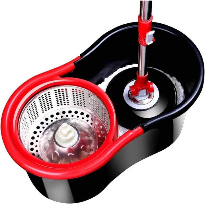 Mop obrotowy 360° z funkcją turbo 3w1 i 2 nakładkami do sprzątania