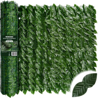 Sztuczny żywopłot z liści róży Heckermann 50x500 cm Model 2