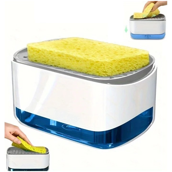 Kuchenny Dozownik Płynu Do Naczyń Detergentów Mydła Biały Ikonka KX3005