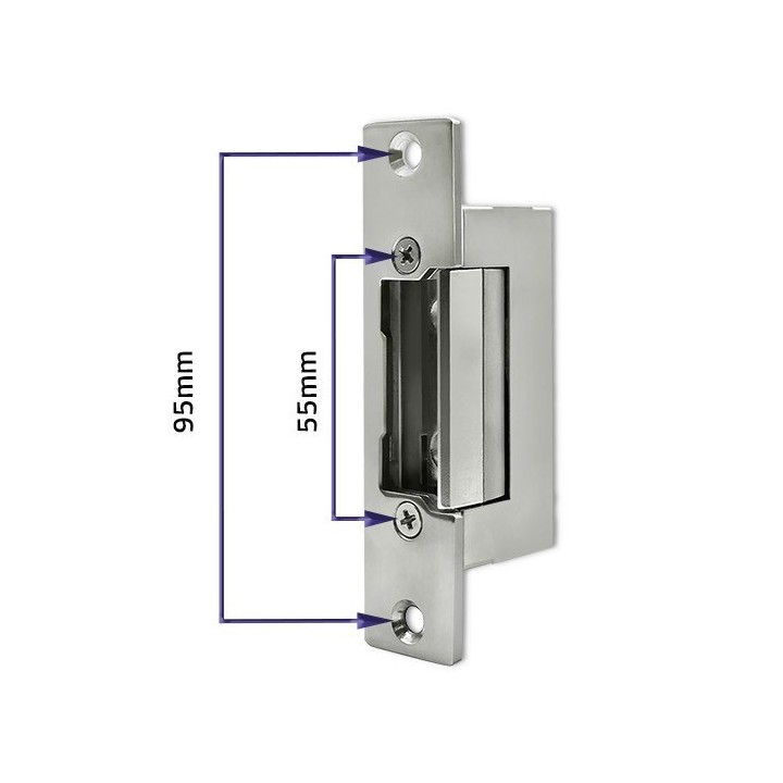 Qoltec Elektrozaczep 12V z pamięcią i blokadą