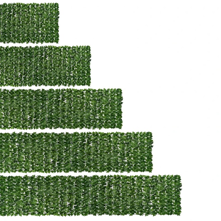 Sztuczny żywopłot z liści róży Heckermann 50x500 cm Model 2