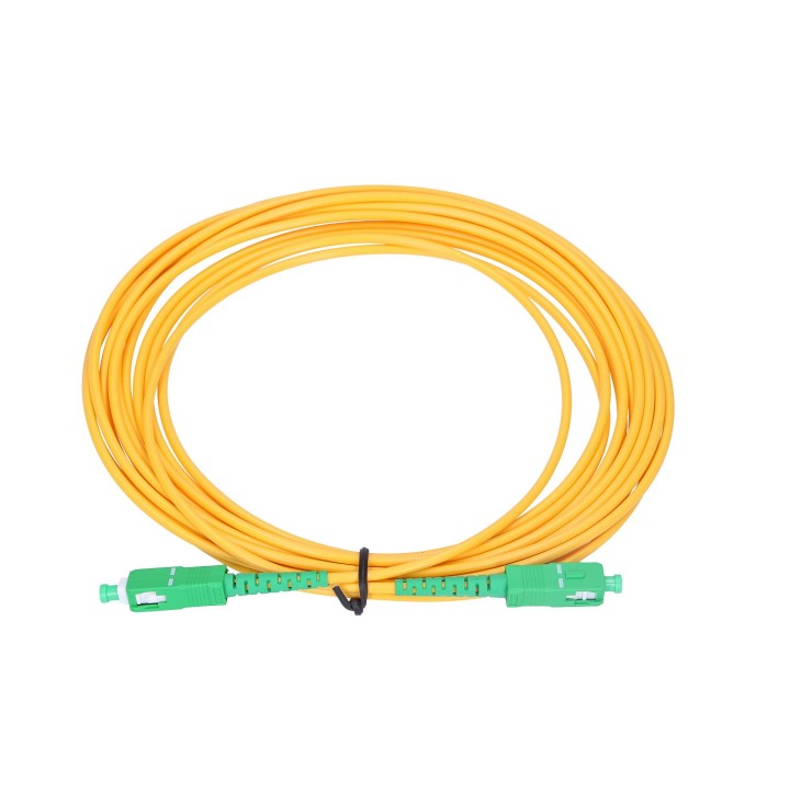 Patchcord Extralink SC/APC-SC/APC 20m, jednomodowy, simplex, G652D
