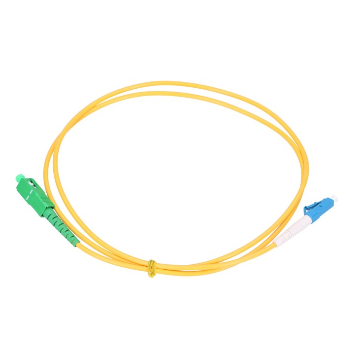 Patchcord Extralink SC/APC-LC/UPC 2m jednomodowy Simplex G657A 3mm