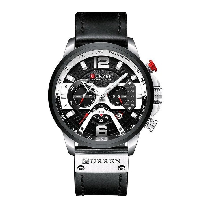 ZEGAREK MĘSKI CURREN 8329 (zc027a) - CHRONOGRAF + BOX