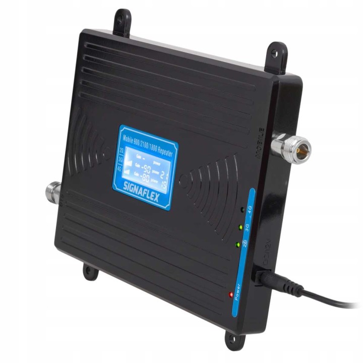 Wzmacniacz sygnału GSM/UMTS/DCS Signaflex LTE BLACK LCD 70dB