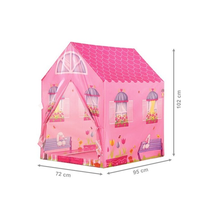 Różowy namiot zabawowy dla dzieci IPLAY - domek do zabawy